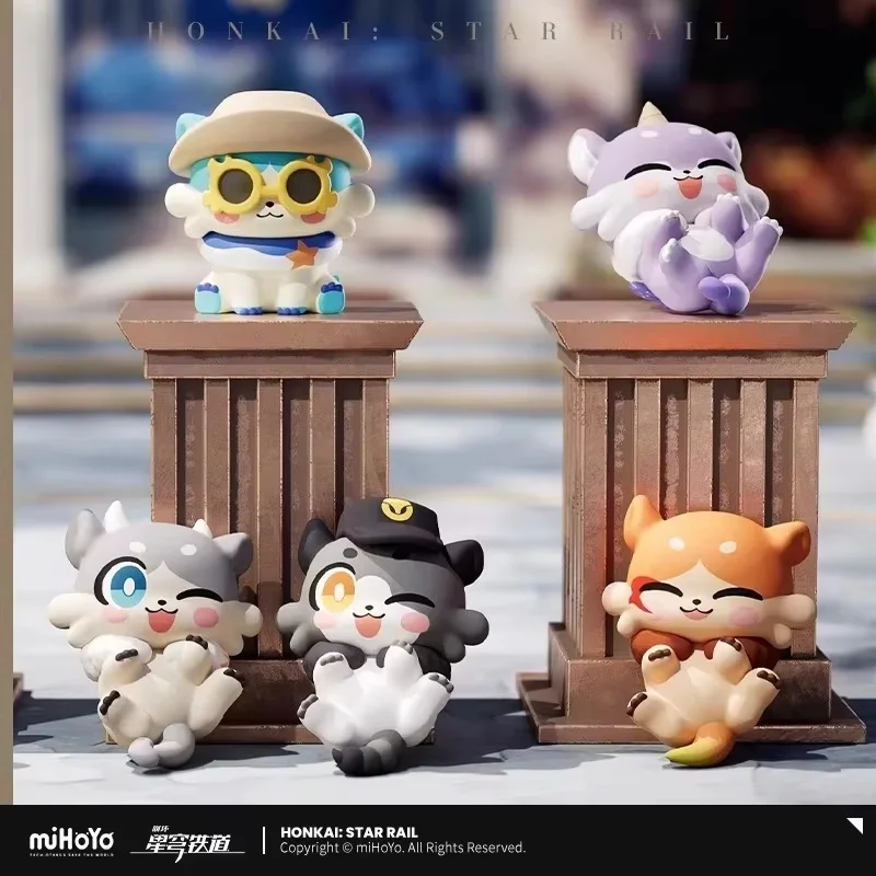 Mihoyo Honkai Star Rail Aowu Series Chimera Mini Bean صندوق أعمى قابل للجمع حقيبة ألعاب مزخرفة عصرية هدية لطيفة لمحبي