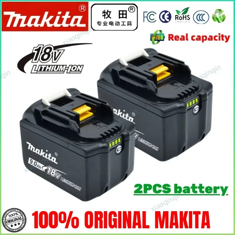 

Original Makita 18V li-ion battery 100% compatible BL1860B BL1850 BL1840 BL1815 for Makita LXT 18V BRUSHLESS screwdriver tools