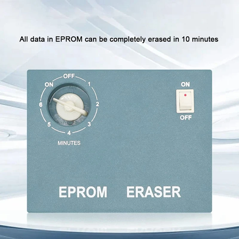 UV EPROM Eraser EPROM Data Erase Tool Ultraviolet Light Erasable Timer Semiconductor Wafer Chip Erase Radiation EU Plug