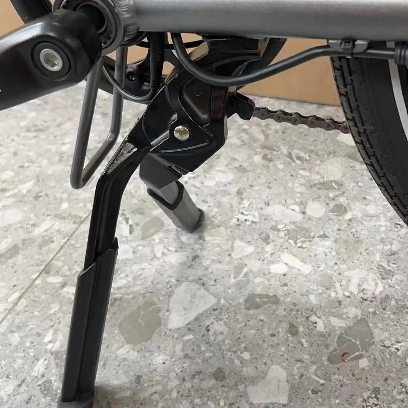 

Double Leg Bike Kickstand Bike Stand Support Foot Support Folding Aluminum Alloy