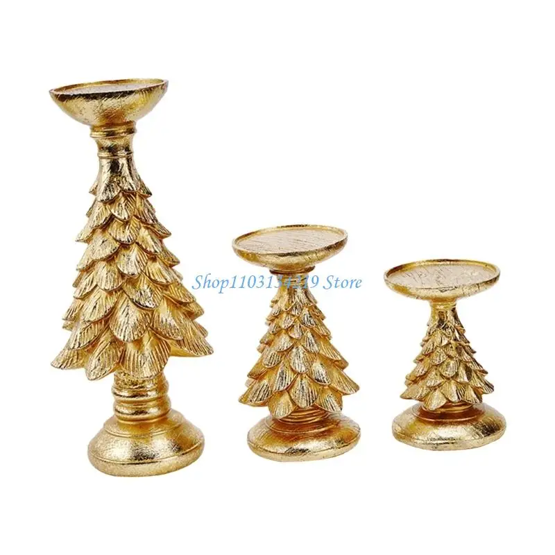 N5KC Christmas Tree Holder Holiday Centerpiece for Christmas, Home, Party, Mantel, and Festive Dining Decorations