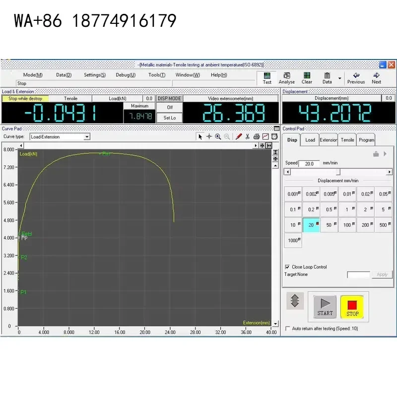 wmwmnu CE Certificate Automatic Control Electromechanical Universal 30Ton Tension Compression Testing 300KN UTM Price