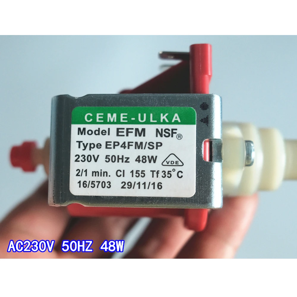 جديد الأصلي ULKA EP4 الملف اللولبي مضخة الغذاء الصف ارتفاع ضغط مضخة مياه 48 واط ماكينة القهوة مضخة الكهرومغناطيسية