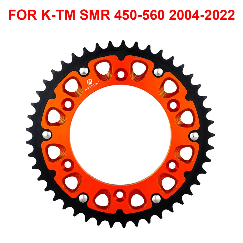 

Motorcycle Rear Sprockets Aluminum FOR K-TM SX/SXF EXC/EXCF XC/XCF 125-525 XC-W/XCF-W SMR 450-560 125-530 2006-2023