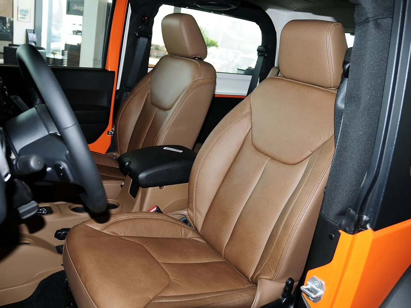 

Custom Fit 2 Door Car Seat Covers Vegan Nappa Leather Cushion Cover Breathable Interior Decoration for Jeep Wrangler JK 2013-201