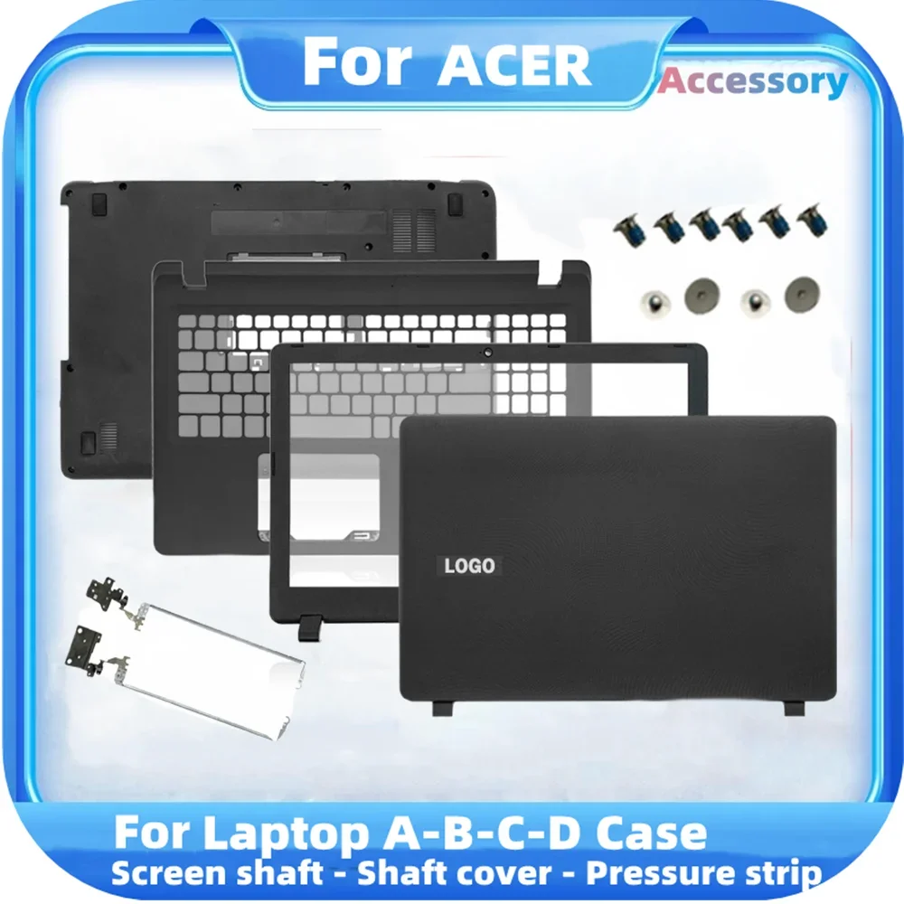 

New Laptop LCD Back Cover For Acer Aspire ES1-523 ES1-532 ES1-532G ES1-533 ES1-572 Series Front Bezel/LCD Hinges Case Top Case