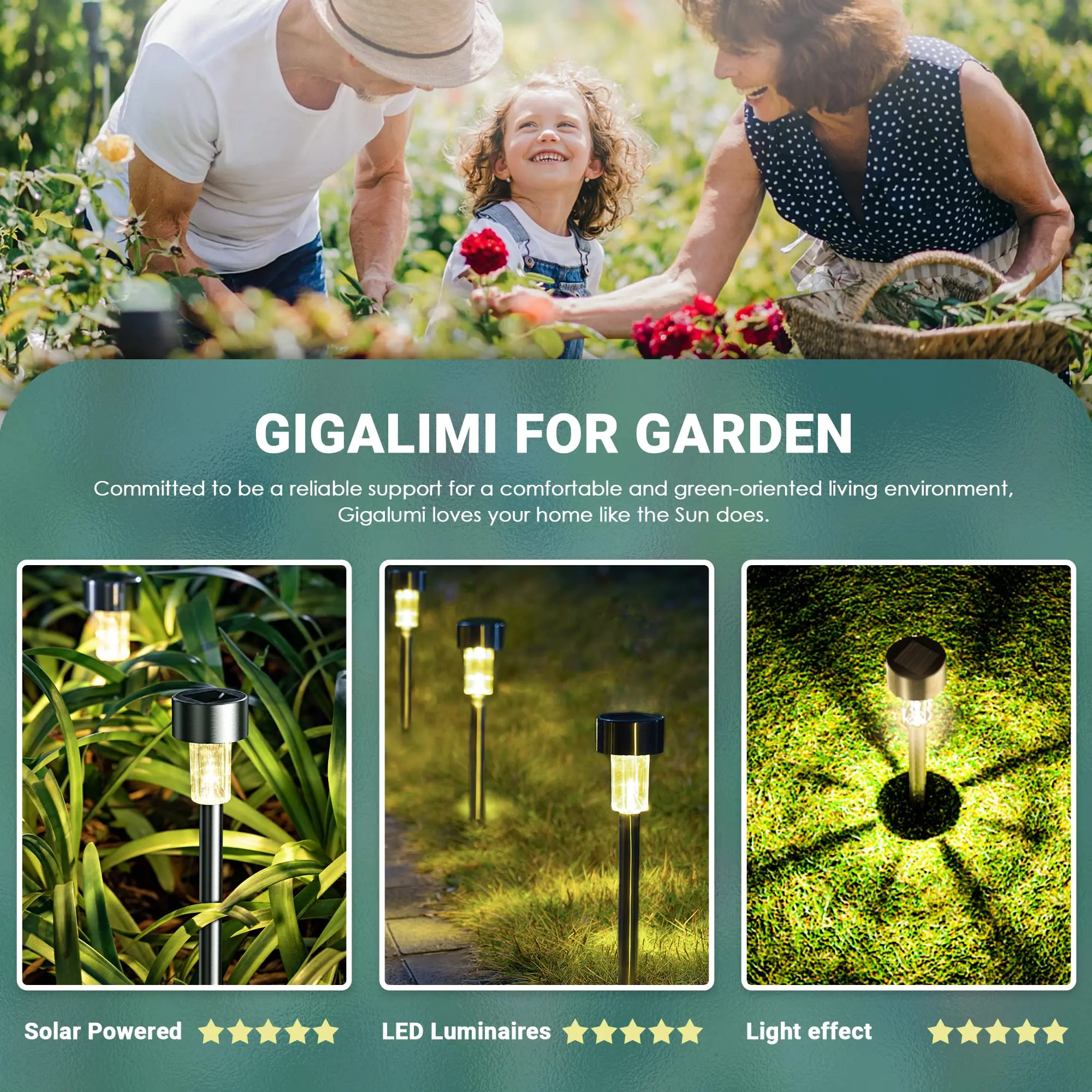 1/10PCS Solar Lights Halloween Spotlight Landscape LED, Ideal Lamp for Yard/Garden/Pool/Pond Lighting & Outdoor Festive Ambiance