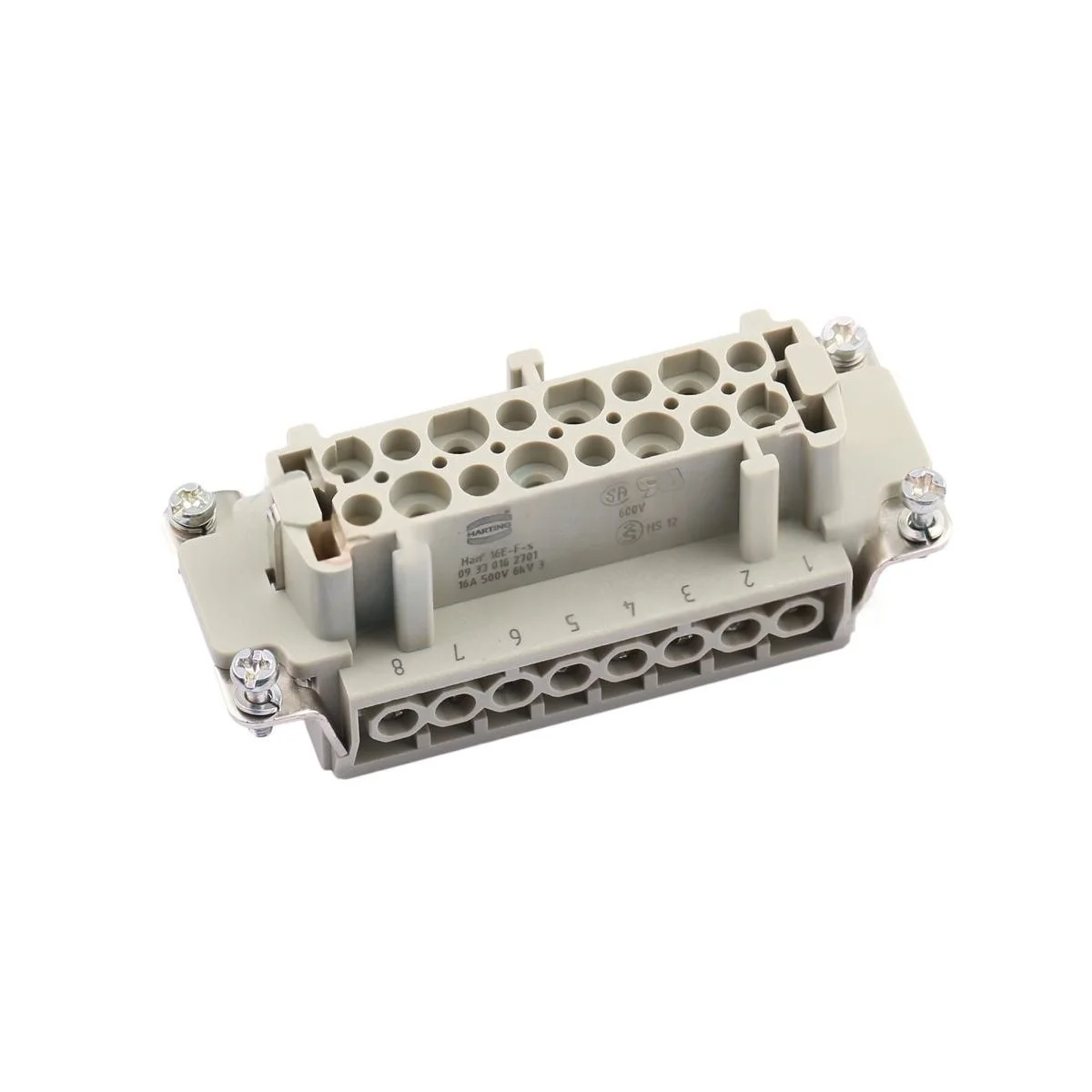 Harting New Original Genuine Connector 09330162701 Heavy Duty Power Connector Han E 16P F Screw Screw Termination