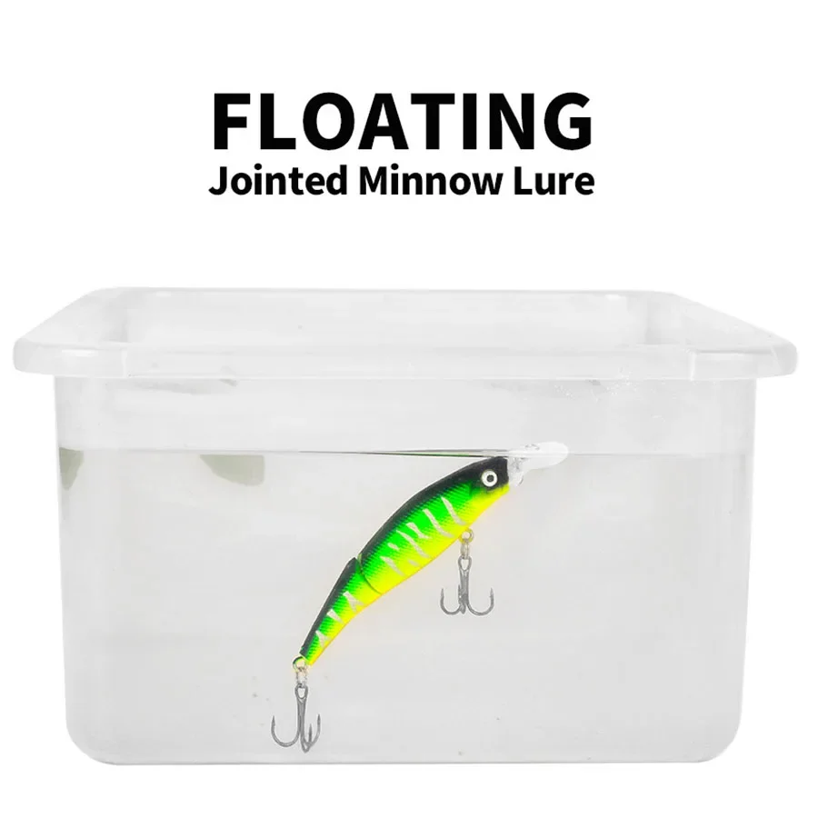 1PCS Multi Section Crankbait Fishing Lures Joint Minnow Hard Baits Artificial Wobblers For Pike Trolling Swimbait Fishing Tackle