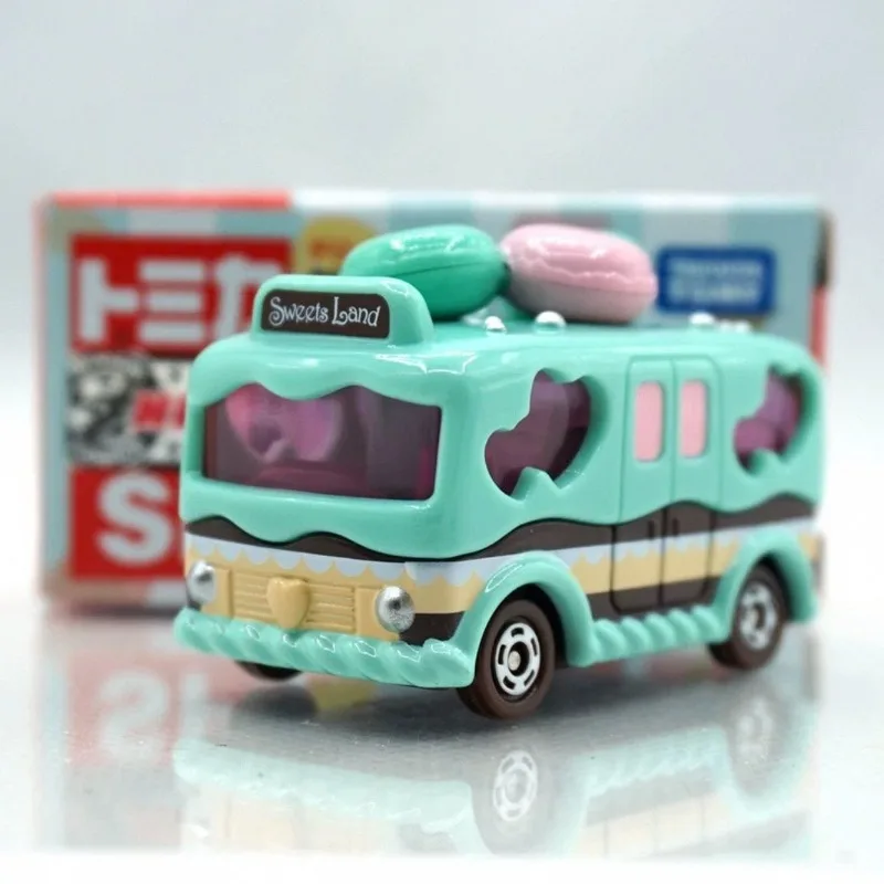 

TOMY Tomica Alloy Bus Model Macaron Birthday Cake Toy Car for boys Collection