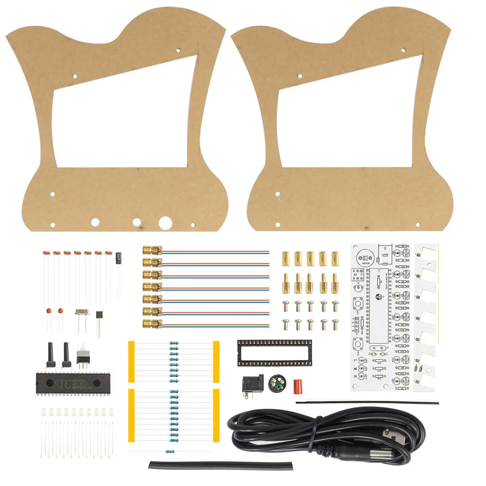 DIY Laser Harp Electronic Kit 51 Microcontroller Electronic Harp for Electronic Fabrication Scrap Soldering Project