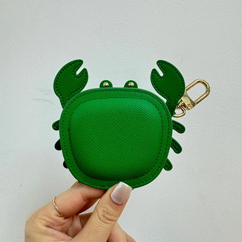 Crab Coin Purse Bag Charm Pendant,Mini Wallet Zipper Pouch for Earphone Storage,Backpack Handbag Hanging Decoration Accessories