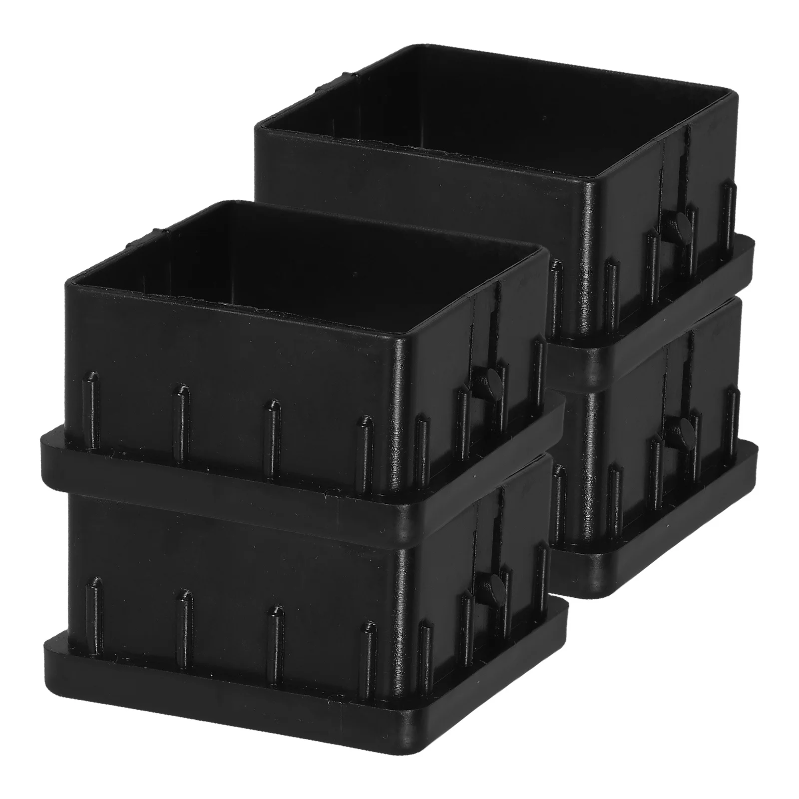 

4Pcs Hollow Square Tube Liner Sleeve Fitness Equipment Sliding Tube Insert Replacement Parts Secure Connection Workout Machines