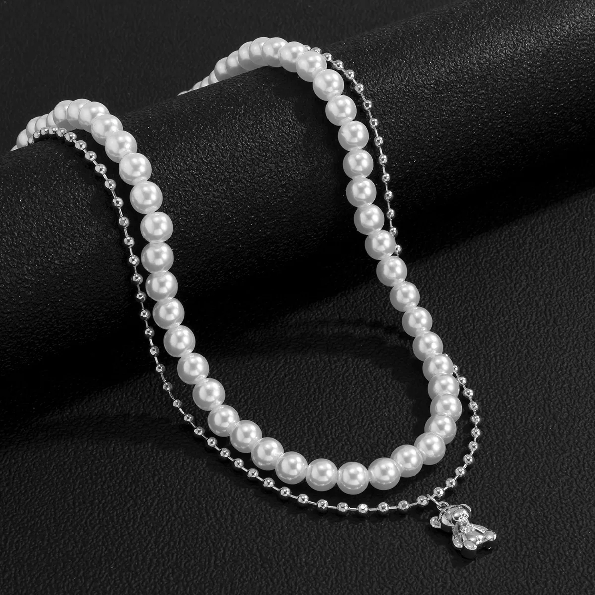 Fashion Multi layer Cross Shining Clavicle Chain Collar Necklace for Men and Women Daily Dressing Party Birthday Gifts Jewelry image 3