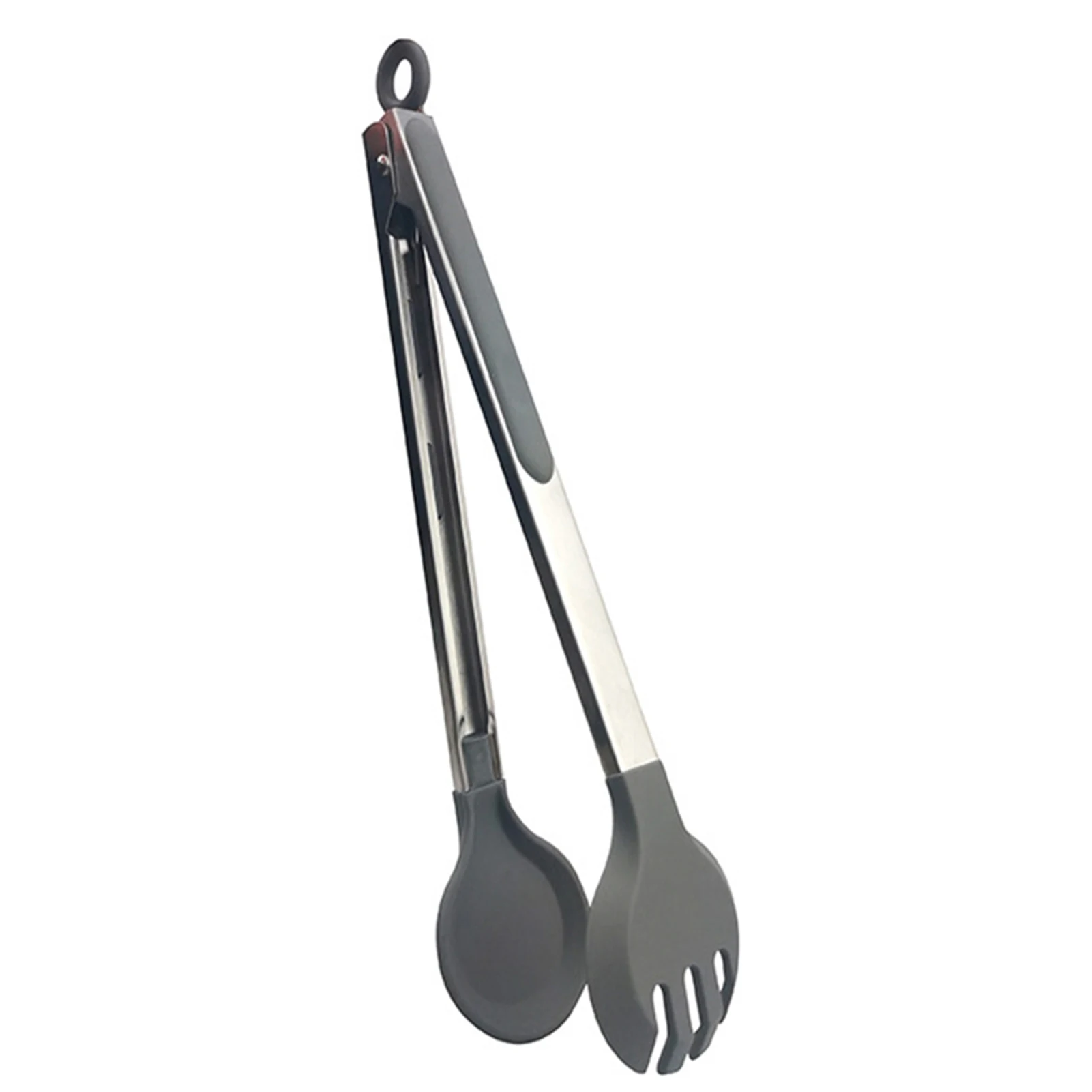 

Silicone Stainless Steel Food Tongs Non-Slip High Temperature Resistance Cooking Salad Tools Kitchen Accessories For Barbecue