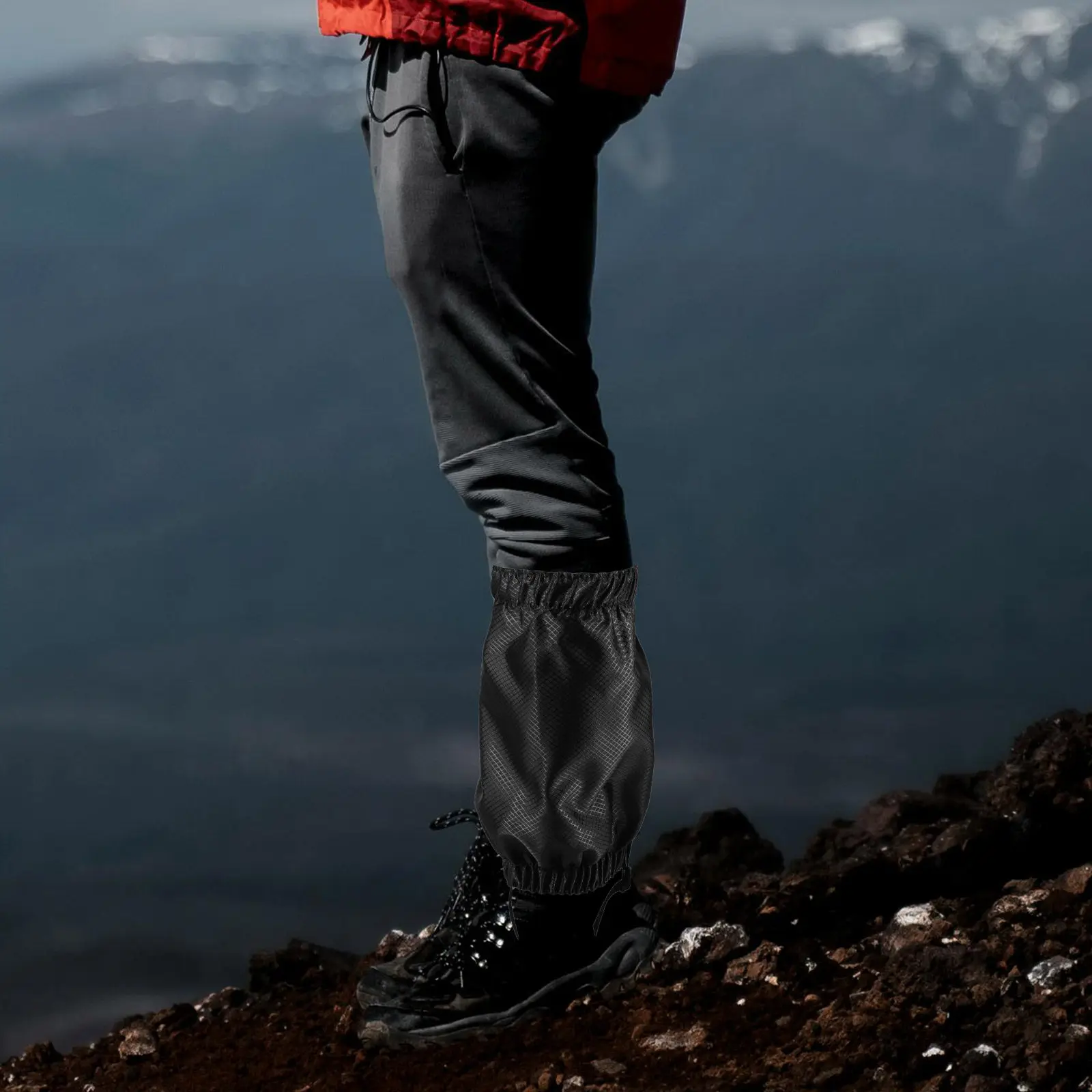 

1Pair Hiking Gaiters Snow Boot Covers Outdoor Leg Protection 420d Oxford Cloth Lightweight Hiking Gaiters Climbing Leg Covers