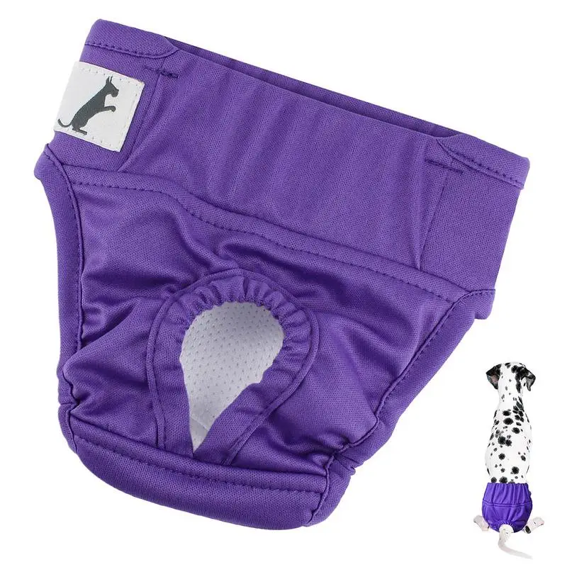 ペット用の洗える再利用可能なソフトおむつ、高吸収性のヒートパンティー、子犬と犬用のおむつ、強力で柔軟なクロージャー