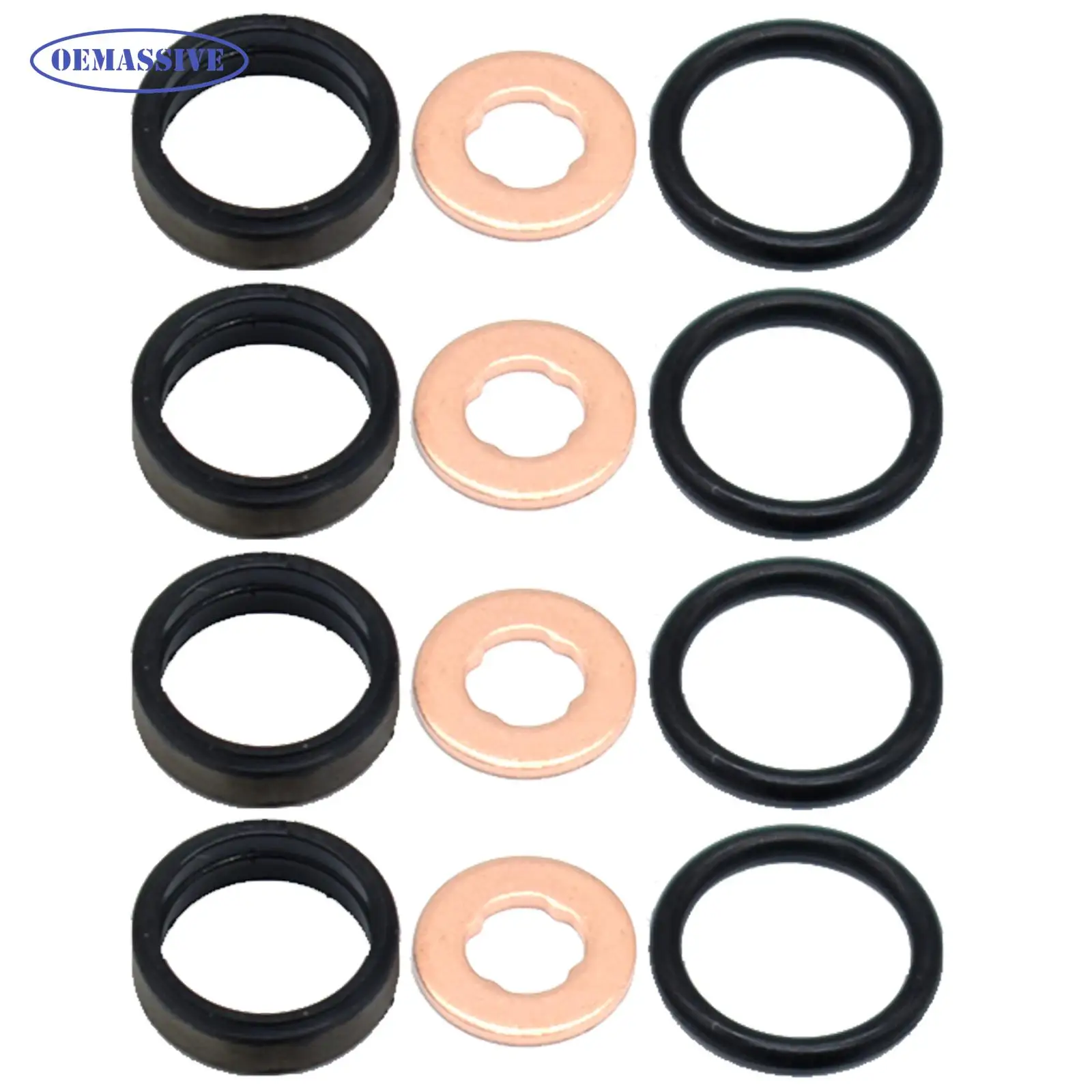 OEMASSIVE Engine Fuel Injector Washer Seal Kit For Opel Zafira Signum Astra Vauxhall Vectra Omega 2003 2004 2005 2006 2007 2008