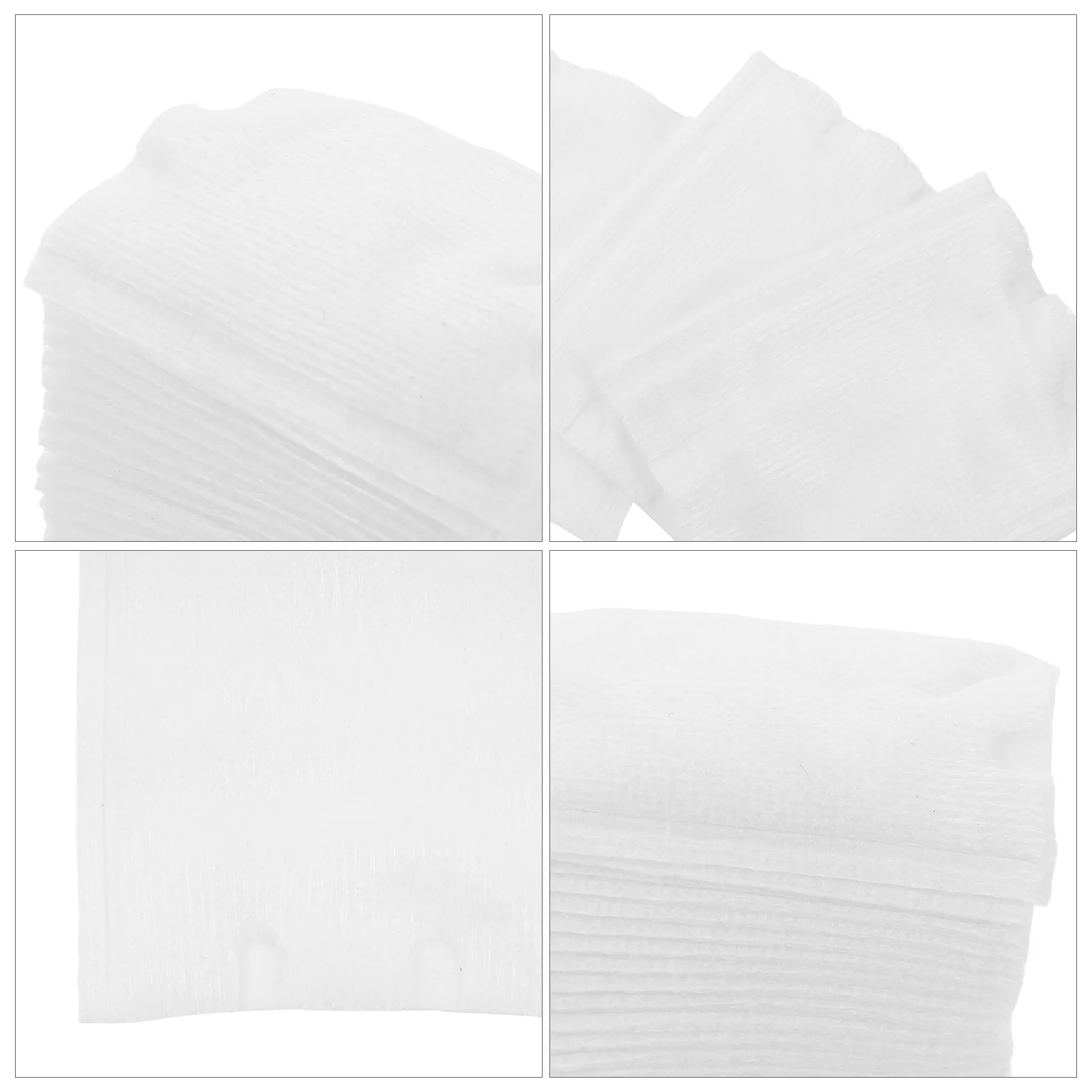 200 قطعة من وسادات قطنية للمكياج الناعمة، وسادات إزالة الوجه، منظف صديق للبشرة للوجه للنساء، منظف قطني للمكياج الأبيض