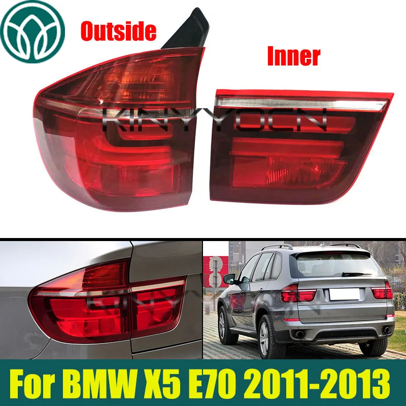 Car Tail Light For BMW X5 E70 2011 2012 2013 Rear Signal Warning Brake Lamp Reversing Lamp Taillamp