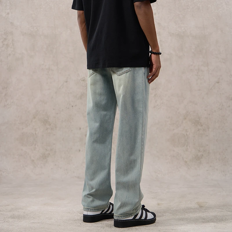 clanfit slim slim verão/primavera desleixado casual solto lyocell jeans vão com tudo