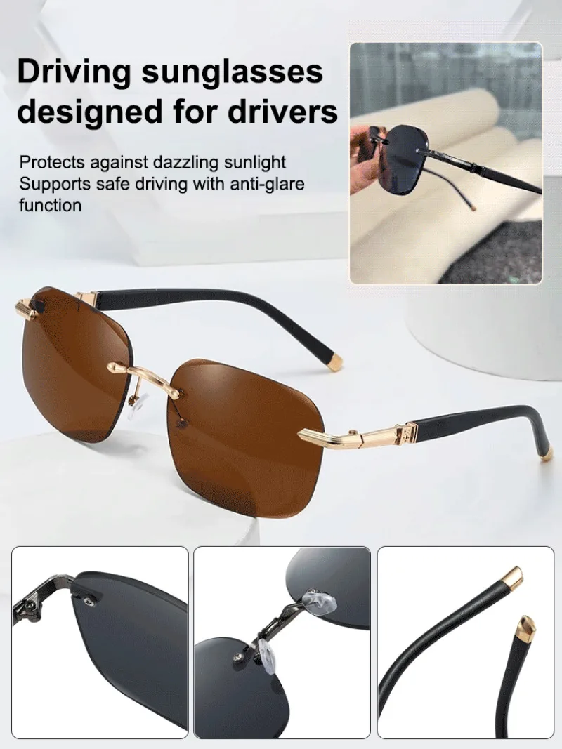 

Мужские поляризационные солнцезащитные очки HD с защитой от ультрафиолета