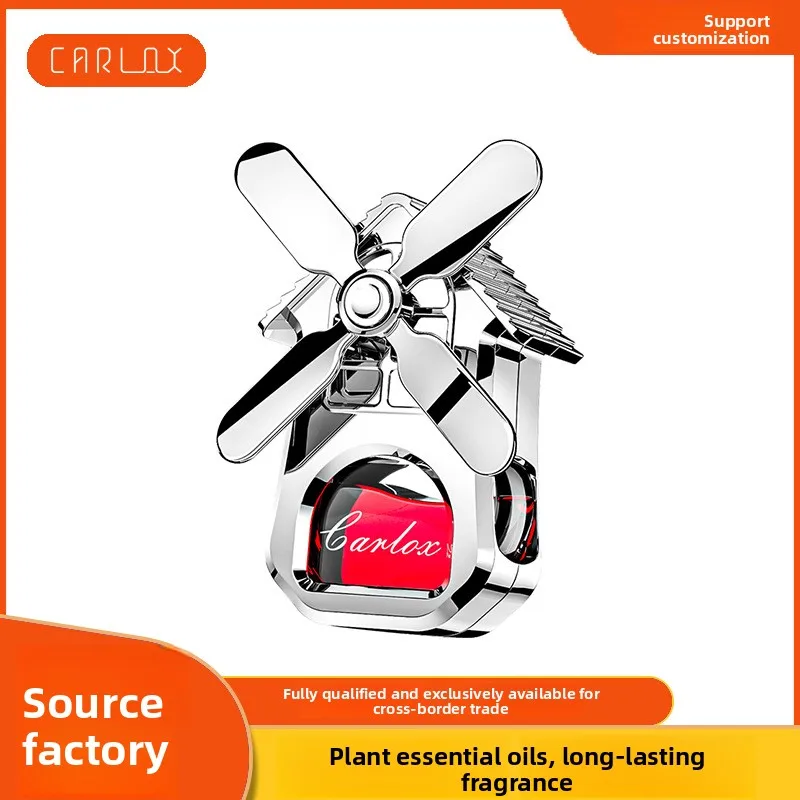WW22 car out trend aromatherapy four-leaf clover windmill out trend perfume light fragrance car interior in addition to odor