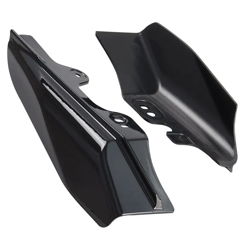 ABOK-Black Air Deflector Heat Shield For Motorcycles FLHR FLHX FLTR FLHT 01-08 Mid-Frames