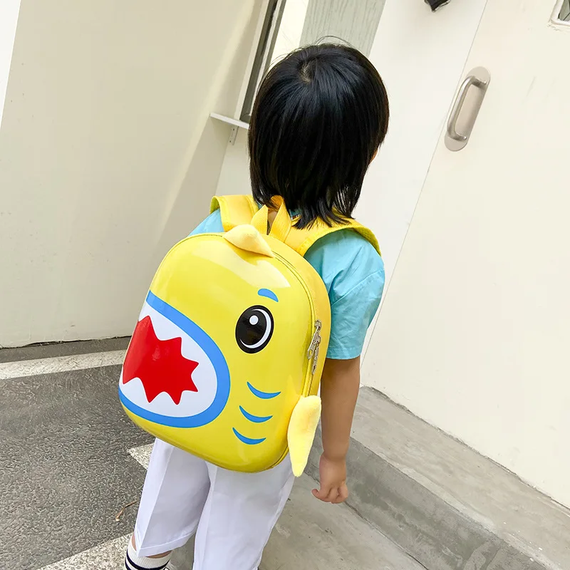 NEW Cartoon School Bags Shark Eggshell School Bag Kindergarten Back Pack Children\'s Travel Backpack Mochilas Kids Bags Plecak