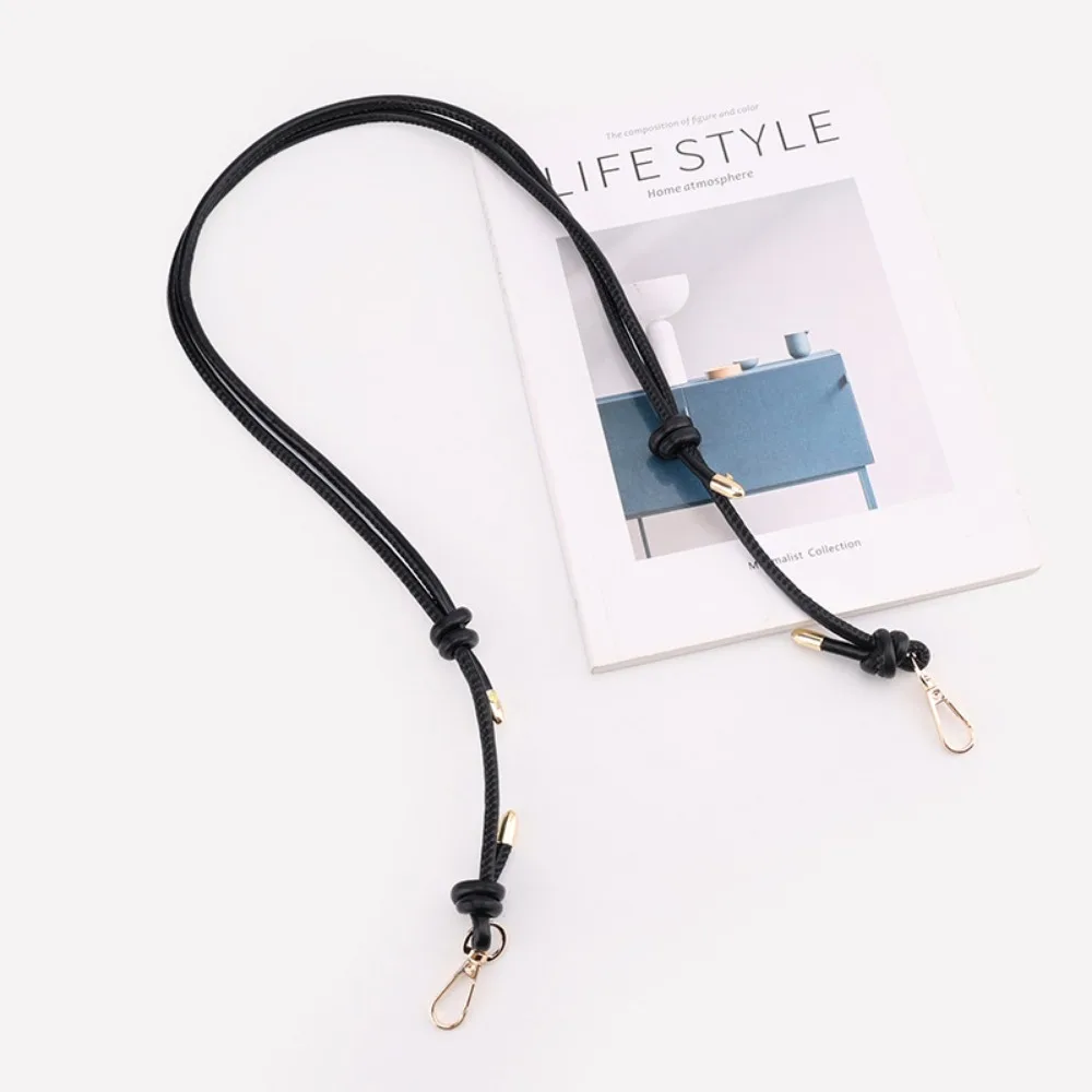 PU Leather Single Shoulder Bag Strap Solid Color Adjustable Length DIY Bag Accessories Lightweight Replacement Shoulder Strap