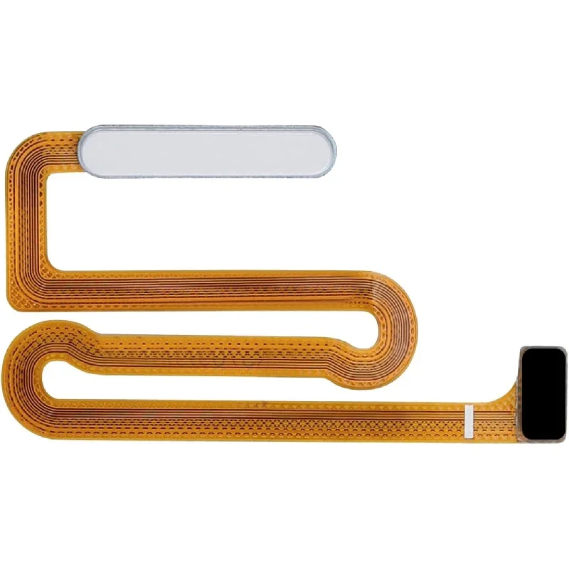 Power Button And Fingerprint Sensor Flex Cable Replacement For Samsung Galaxy A04s Connector Repair Parts (White)
