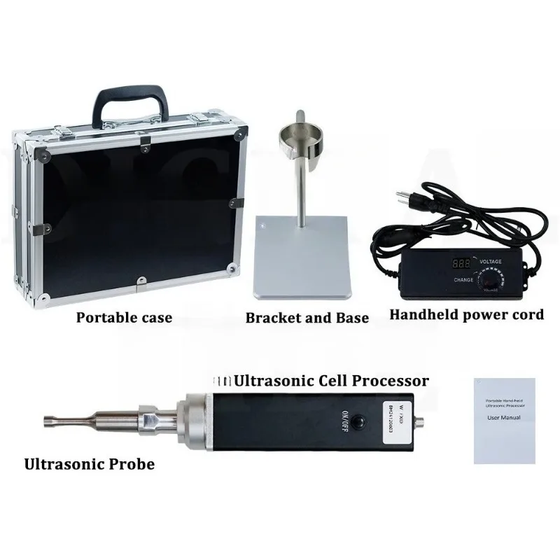 New Style Portable Handheld Ultrasonic Homogenizer Mixer Cell Disruptor Cell Sonicator 300W 0.1-300ml