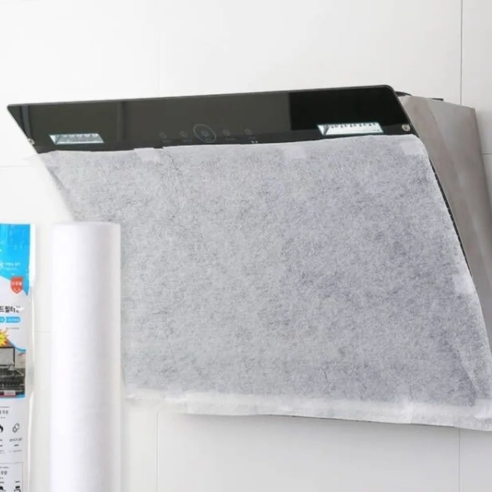 Disposable Range Hood Filter Paper Thickened Segmented Oil Absorbing Paper Grease Filter Non-woven Fabric Oil Proof Sticker