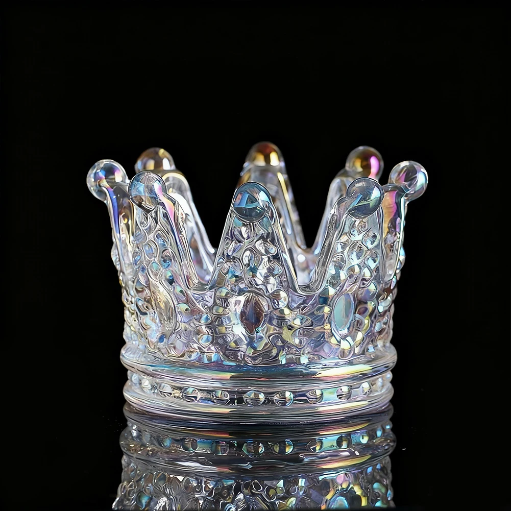 Glass Crown Figurin…