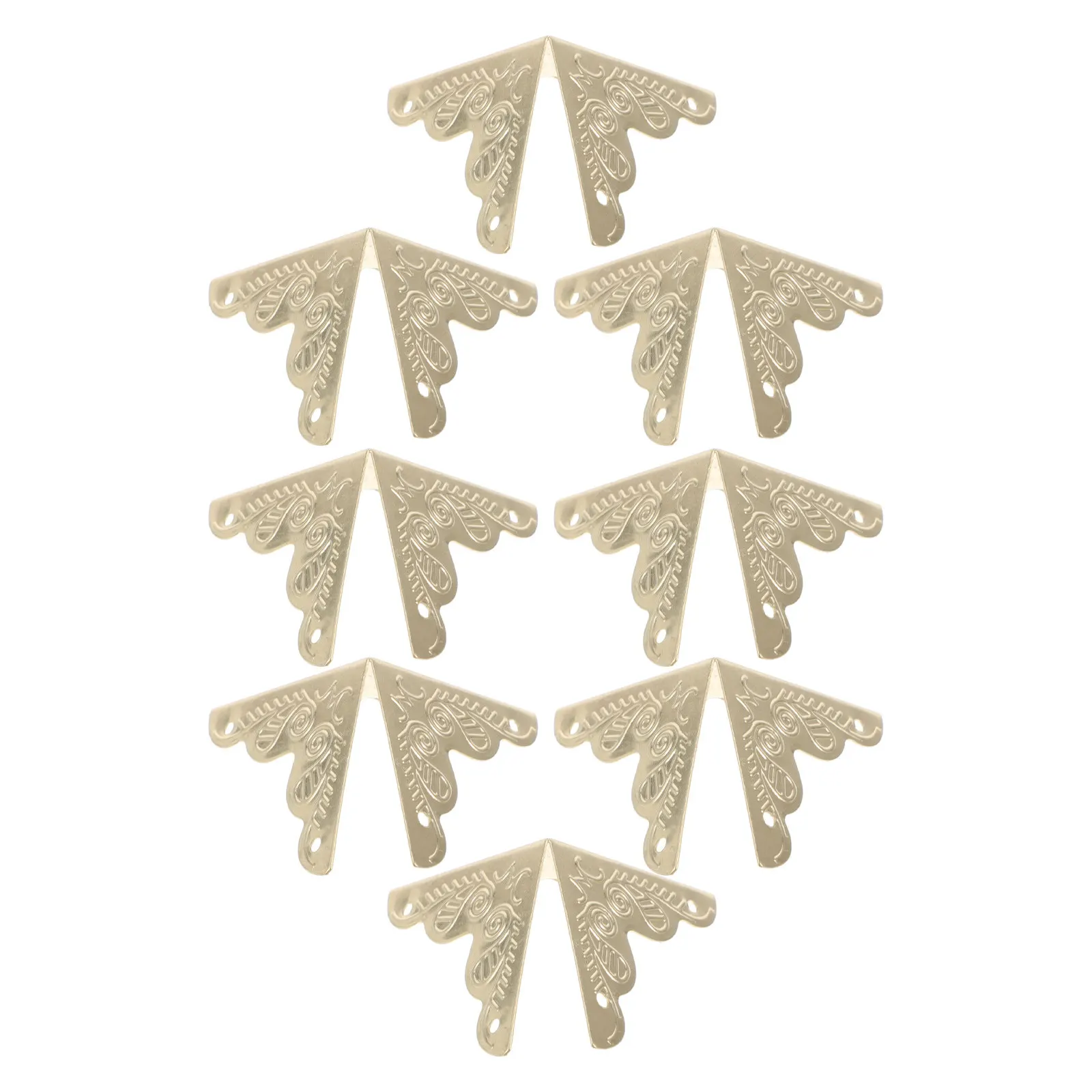 

8 шт. металлических ретро-защитных уголков для гитарных кейсов и шкатулок для украшений