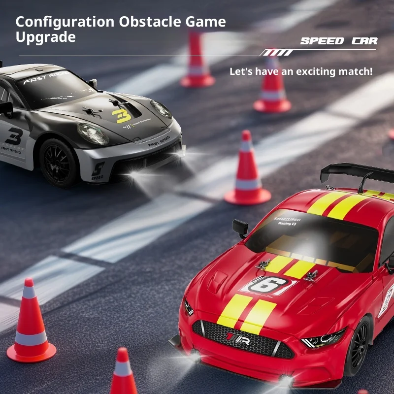 Auto telecomandata ad alta velocità KF28 Proporzione completa 1:16 a quattro ruote motrici Driftable Racing Competition Toy GTR Modello fuoristrada