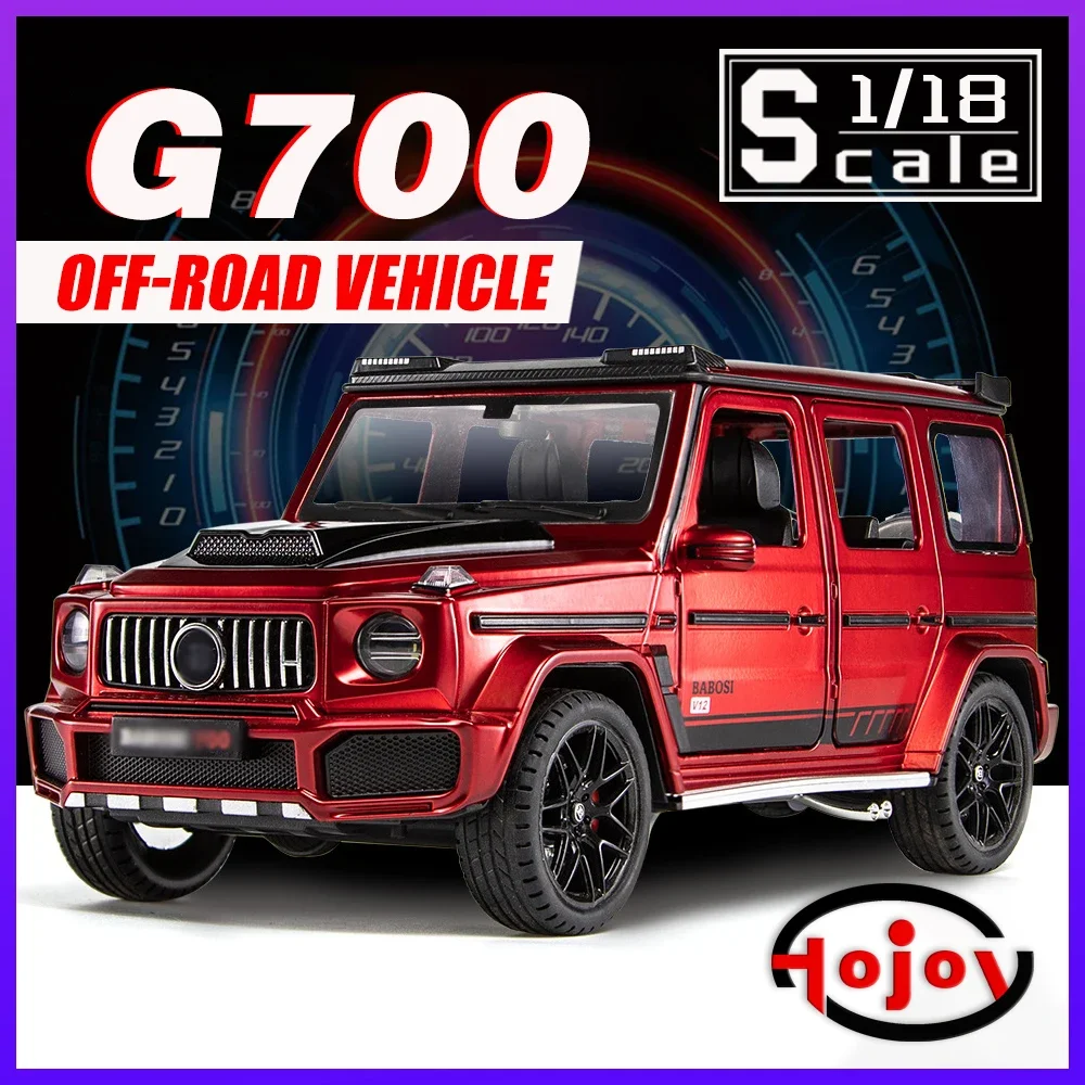 

Big Size Scale 1/18 G700 SUV Exquisite Metal Diecast Alloy Toy Cars Model For Boys Child Kids Toys Off-road Vehicles Collection