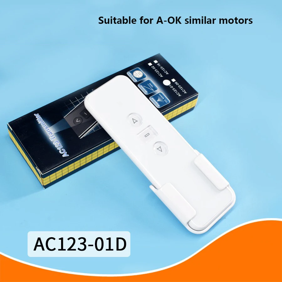 A-OK électrique rideau accessoire AC123-01 monocanal à fréquence unique commande unique émetteur sans fil télécommande