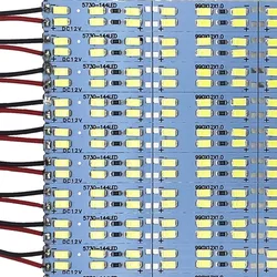 アルミニウムLEDリジッドストリップライト,smd 5730,アンダーキャビネットライト,ウォーム,ナチュラル,クール,ホワイト,5v,12v,24v,4000k,10pcs,50cm