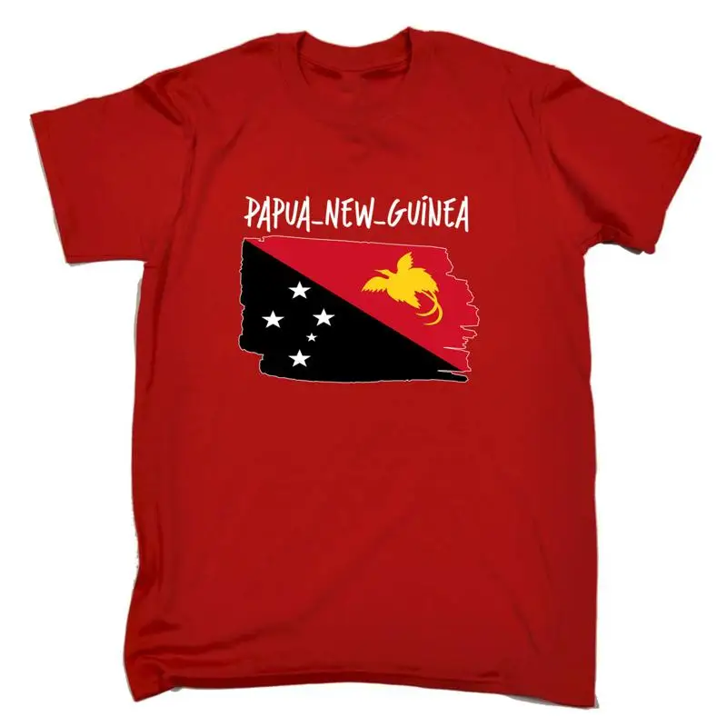 Papua New Guinea Country Flag Supporter Sports Mens T Shirt