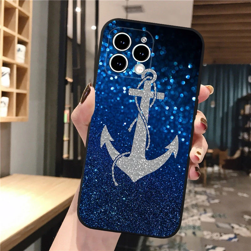 Anchor Phone Case For iphone 16 15 14 Pro Max 16 15 14 13 12 Pro 15Plus iphone 11