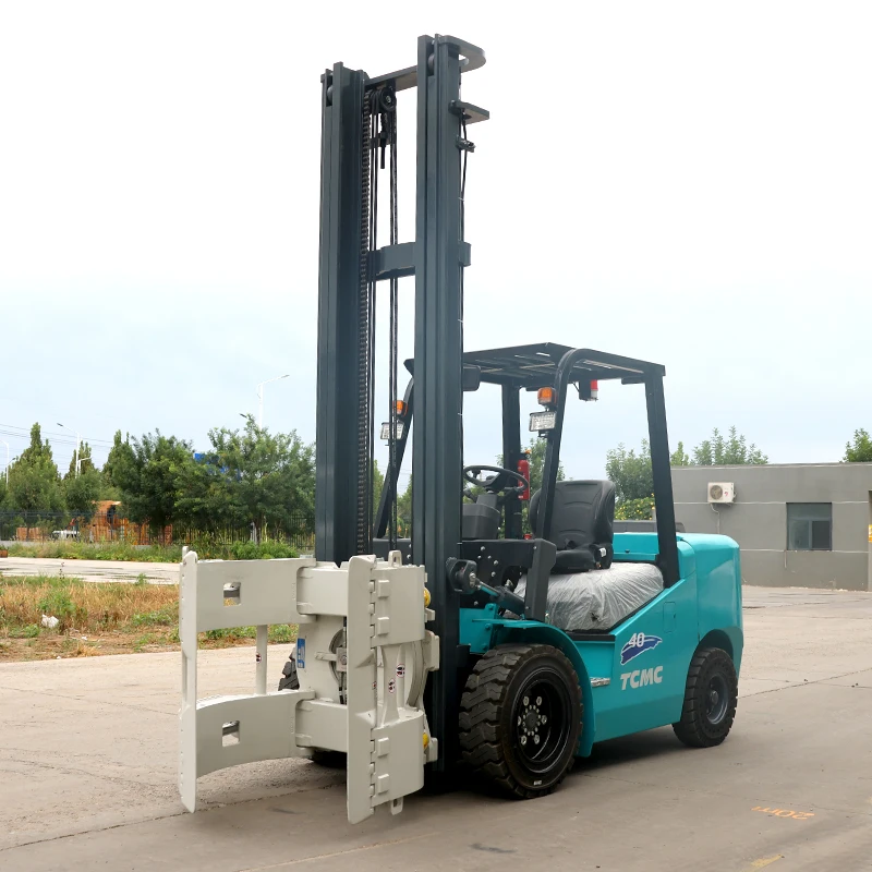 رافعة شوكية هيدروليكية كهربائية مع مرفقات تصميم جديد لمقعد القيادة 1.5n محمول #5