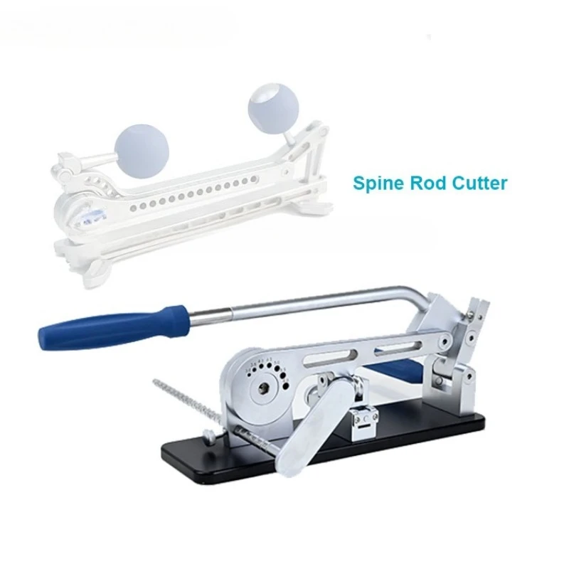 Orthopedic Basic Surgical Instrument Supplier Pedicle Orthopedic Benchtop Spinal Rod Cutter with Removable Silicone Handle