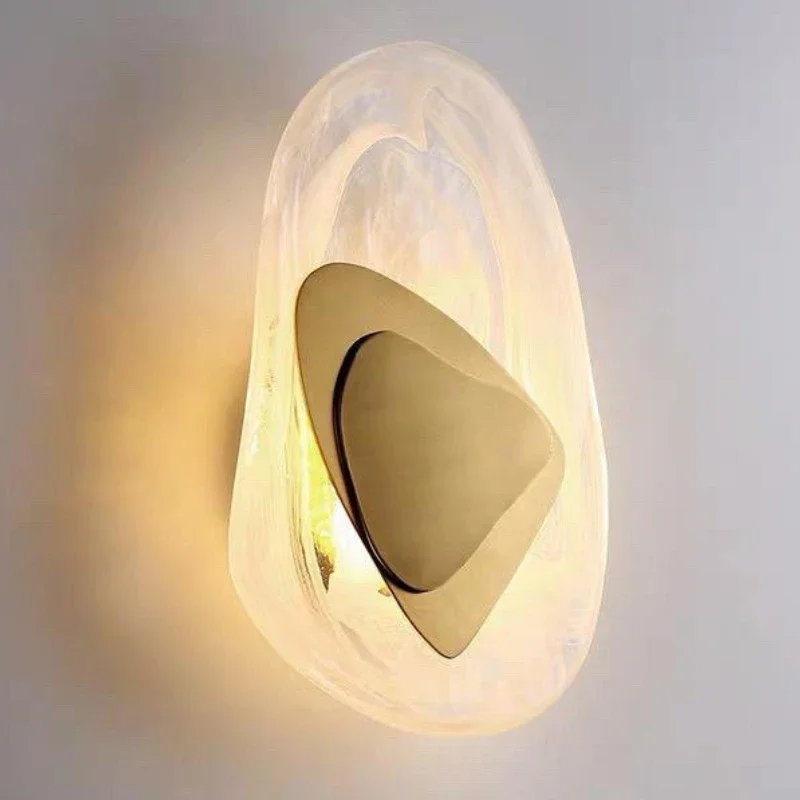 Luxury Grass Wall Lamp Bedroom Bedside Decoration Modern Living Room Background Wall Lamp Creative Led Indoor Lighting