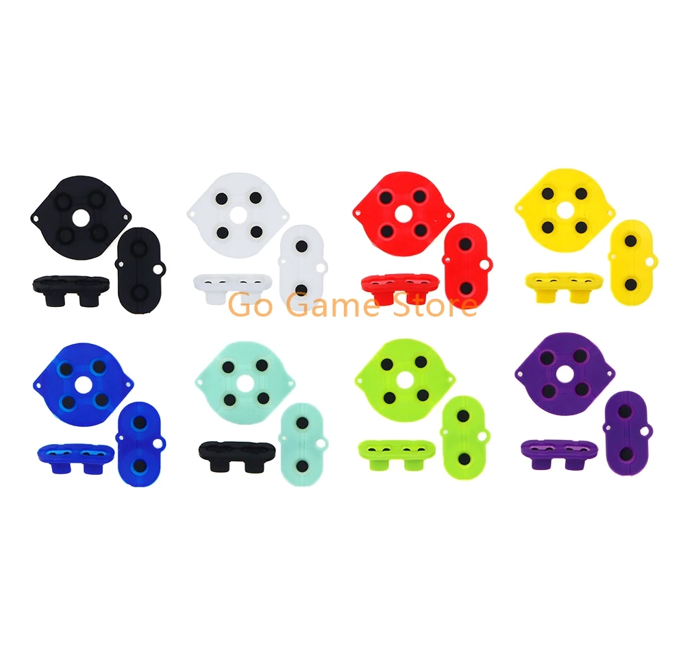 Coussinets en caoutchouc conducteur en silicone pour console de jeu, remplacement pour document délibérément Boy, bouton GBC, 100 ensembles