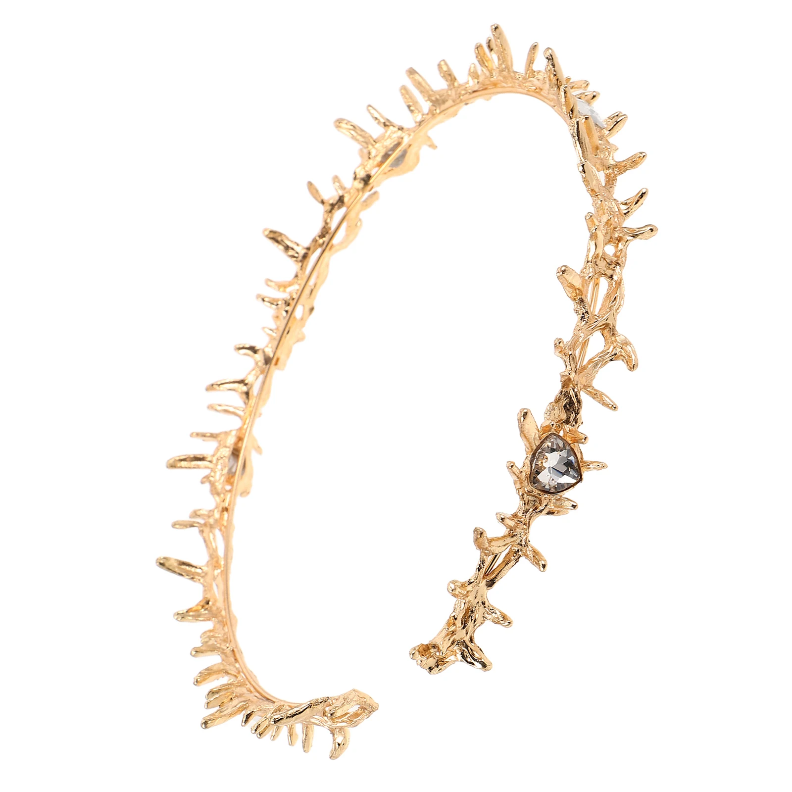 

Головной убор с шипами и короной, готический аксессуар для косплея на Хэллоуин, легкий, удобный, уникальный дизайн, женская тиара с короной