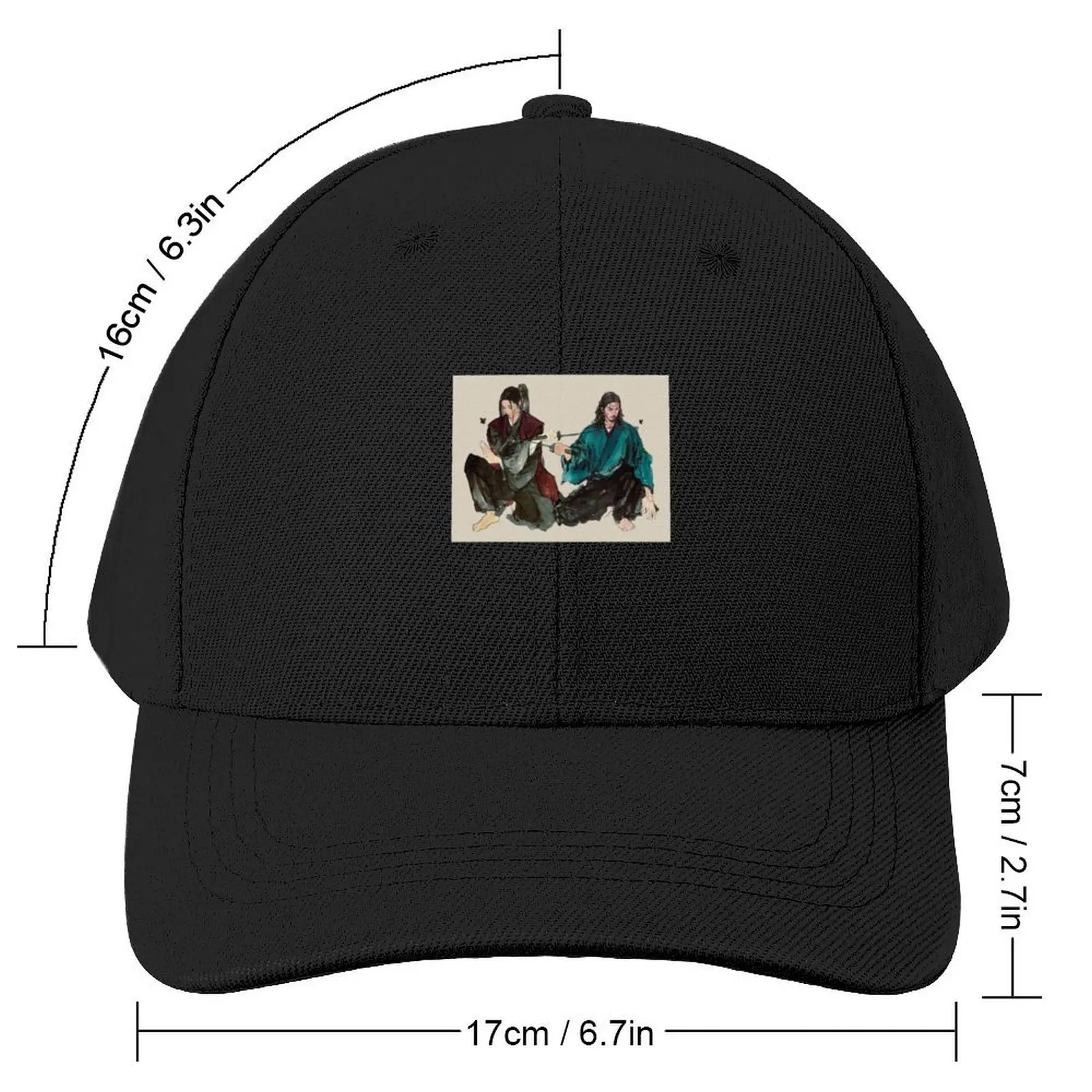 Inoue Takehiko Vagabond Manga Musashi Miyamoto vs Sasaki Kojiro ClassicCap Baseball Cap funny hat Mens Women's