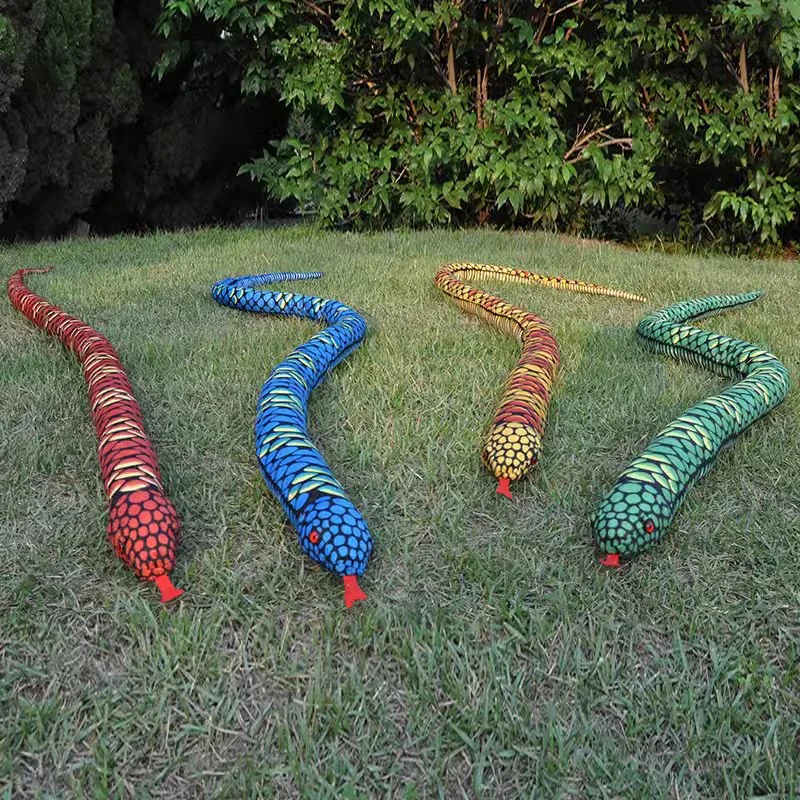 

Simulated Animal Snake Boa Python Anaconda Wild Nature Model Tropical Rain Forest Plush Toy Stuffed Doll Girl Boy Friend Gift