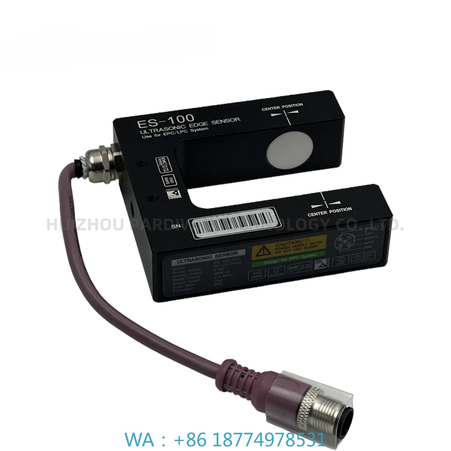 Deviation Detection Ultrasonic Edge Sensor for All Printing Types New Pausource Servo EPC System with Automatic Lateral