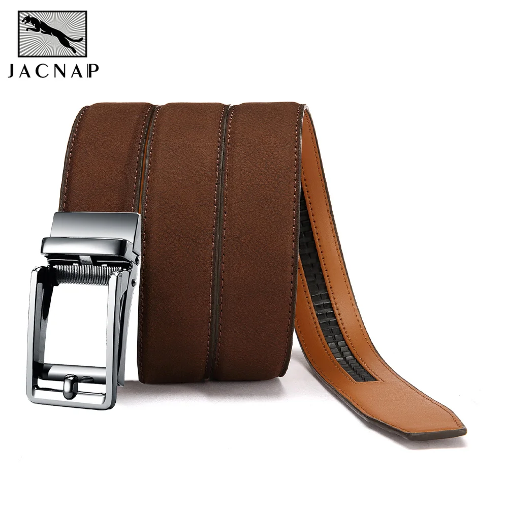 Click Belts for Men Luxury Brand Designer Fashion Automatic Buckle Genuine Leather Men's Jeans High Quality Waist Male Strap